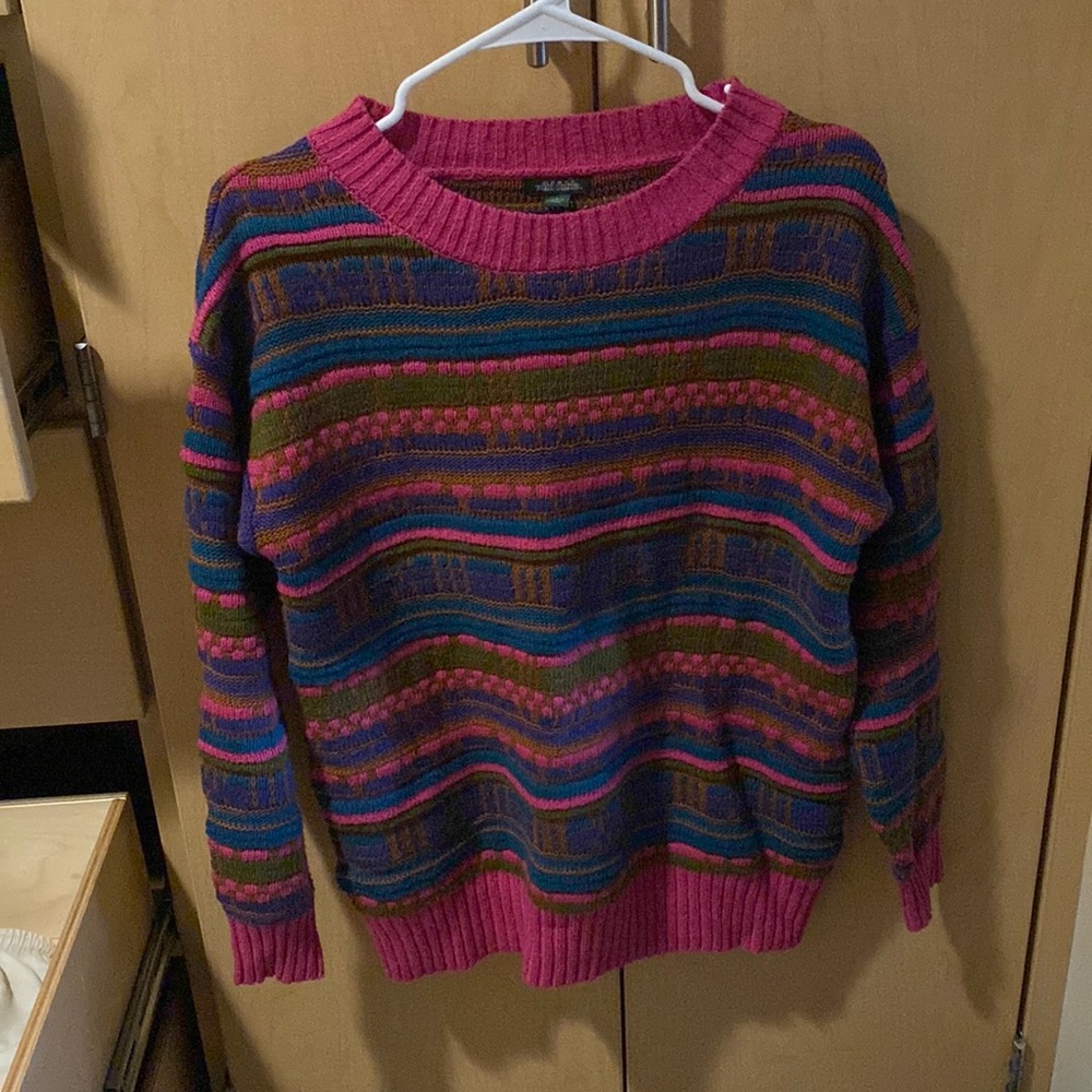 Cute multi colored sweater